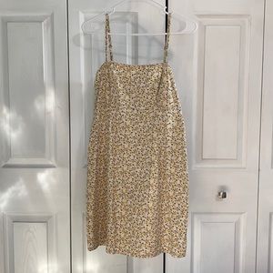 Wild Fable yellow floral jean dress
